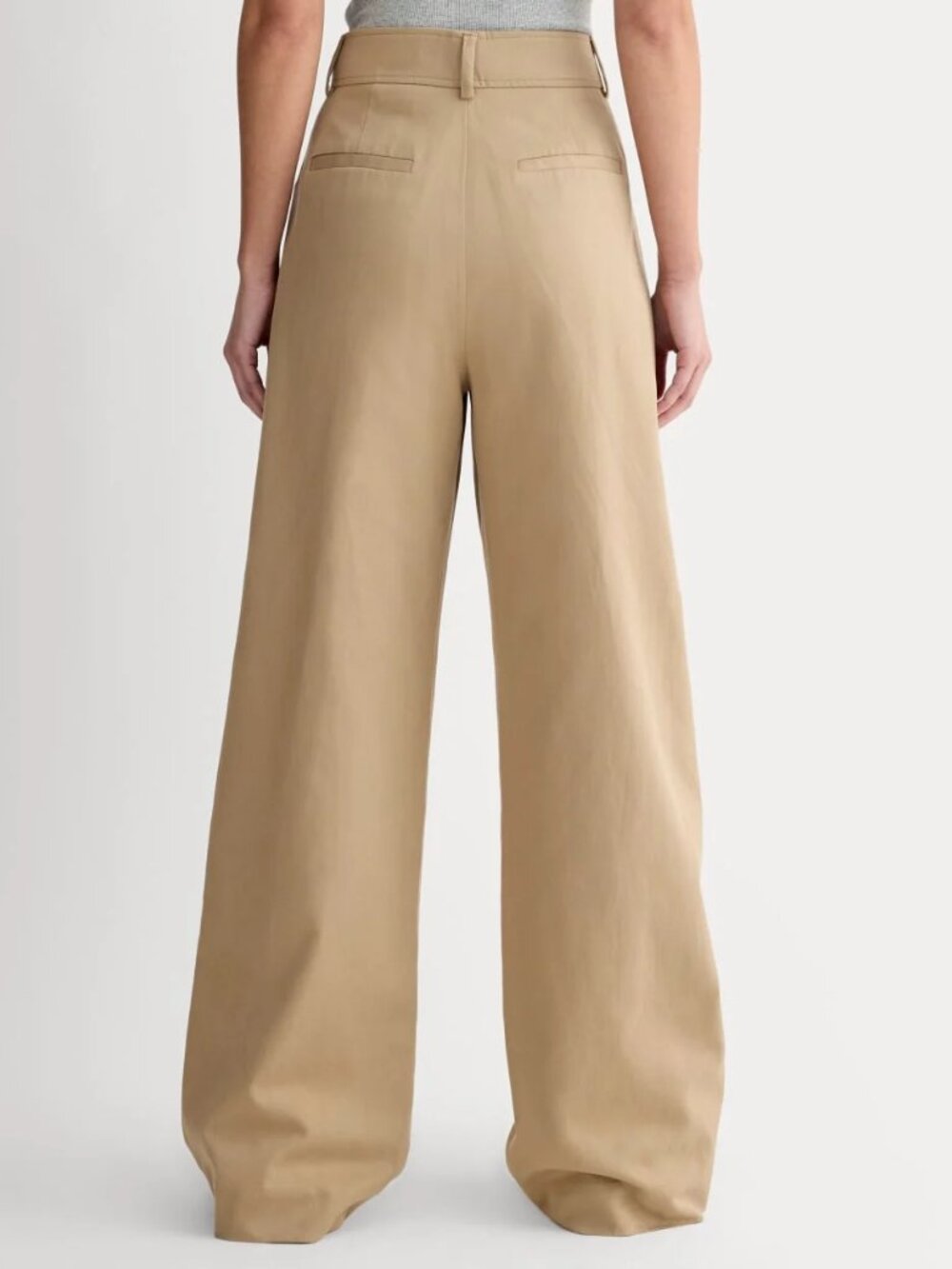 Everlane Draper Pleated Pant in Buttersmooth Brown Size 10 - Picture 2 of 12